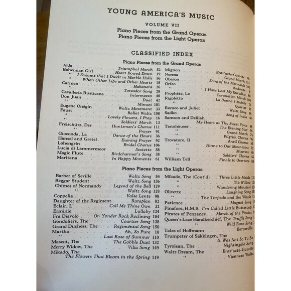 Lot Of 3 Young Americas Music Hardcover Vol. 5 6 7 Vocal Piano Books 1939-1950 - Picture 6 of 16